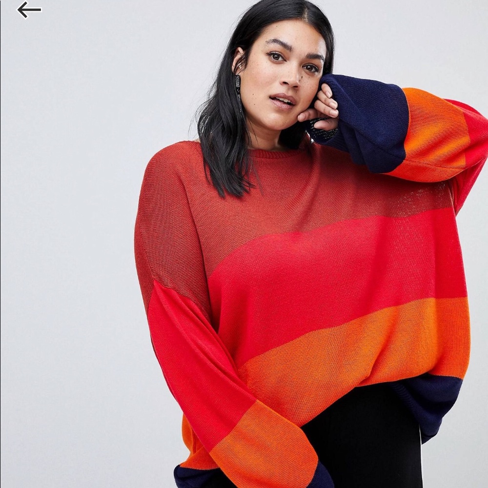 Oversized Stripe Sweater